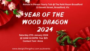 Year Of The Wood Dragon 2024 Annual Talk at The Reiki Room Broadford @ The Reiki Room Broadford
