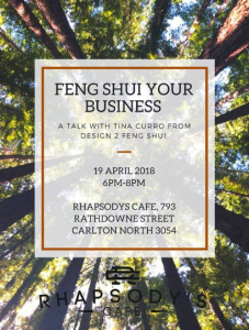 Feng Shui Your Business @ Rhapsody Cafe | Carlton North | Victoria | Australia